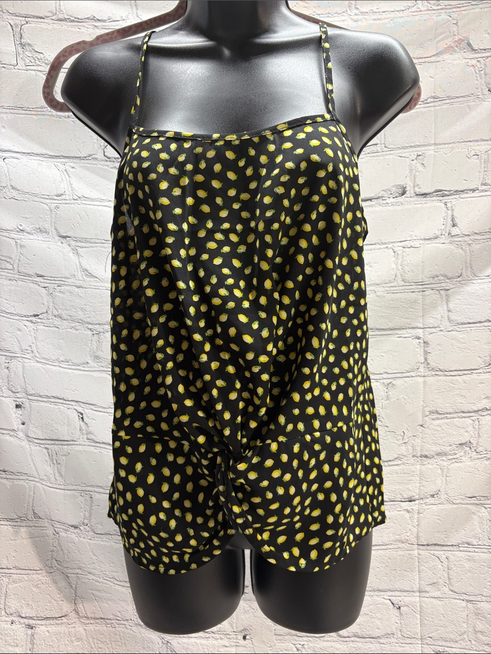 Hippie Rose Black Tank
Yellow Lemon Print
